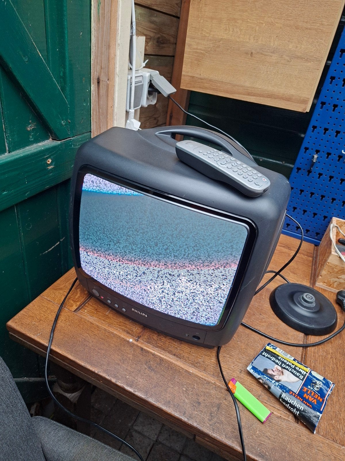 Philips draagbare TV met afstandsbediening, werkend, Ophalen, Gebruikt, Minder dan 40 cm, Philips