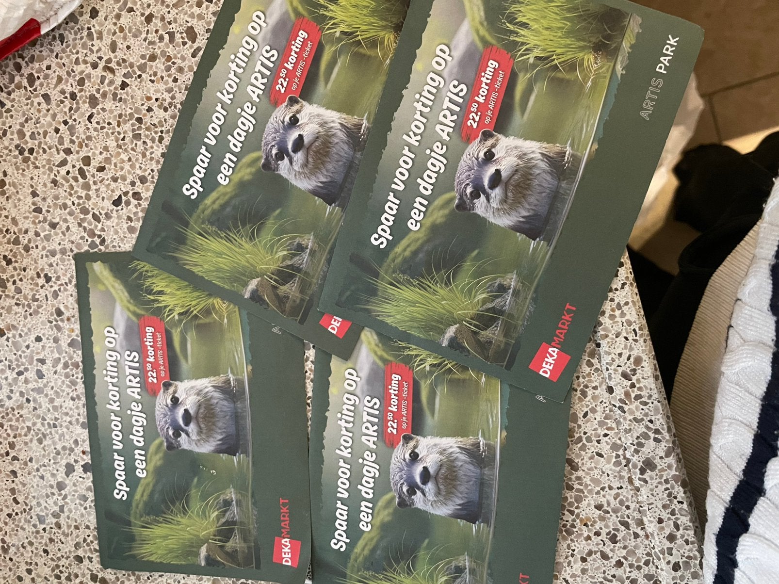 Artis toegangskaarten, Drie personen of meer, Ticket of Toegangskaart