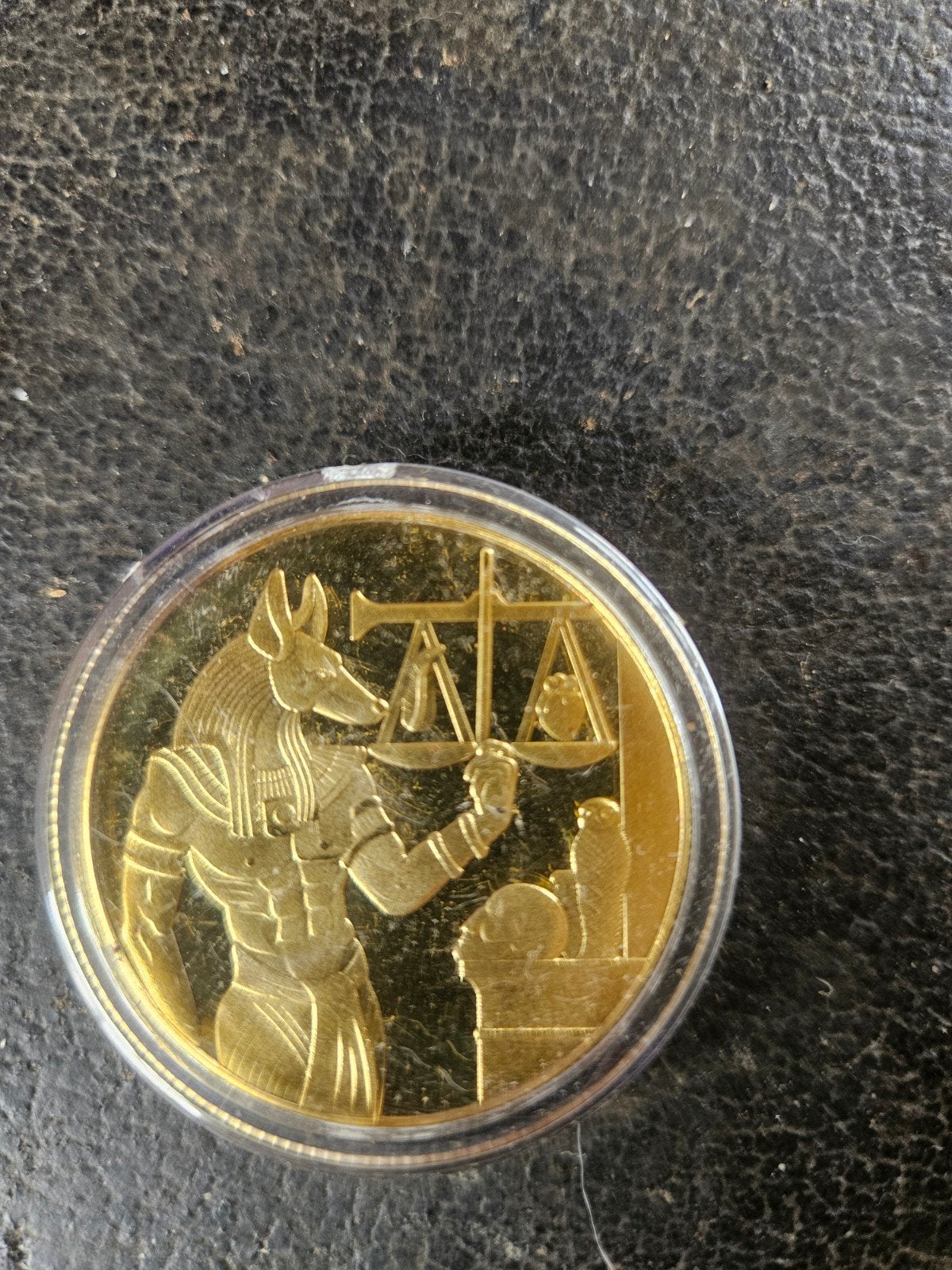 Anubis en Piramide Munt, Ophalen of Verzenden, Midden-Oosten, Losse munt