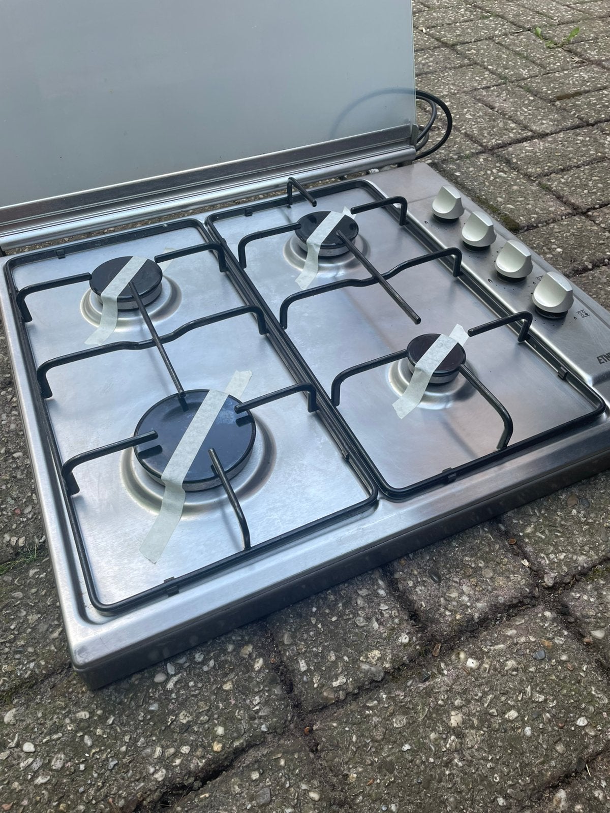 Gaskookplaat, Zo goed als nieuw, Gas, Vrijstaand, 4 kookzones