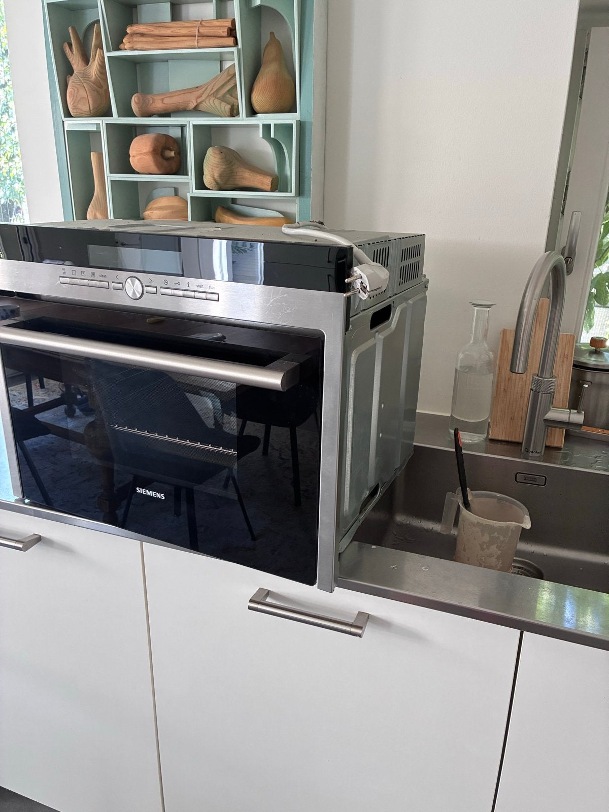 Siemens Inbouw Stoomoven met Reservoir - Zo goed als nieuw, 50 tot 55 cm, Siemens, Ophalen of Verzenden, Inbouw