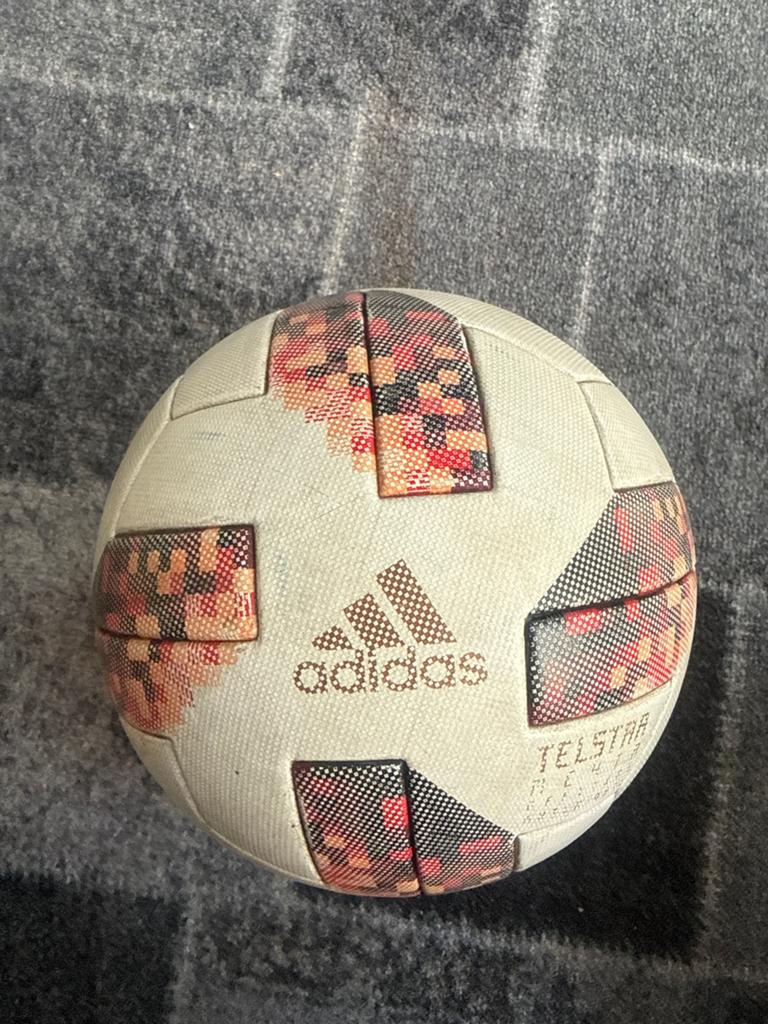 Adidas Telstar WK 2018 Voetbal, Sport en Fitness, Voetbal, Ophalen of Verzenden, Gebruikt, Bal
