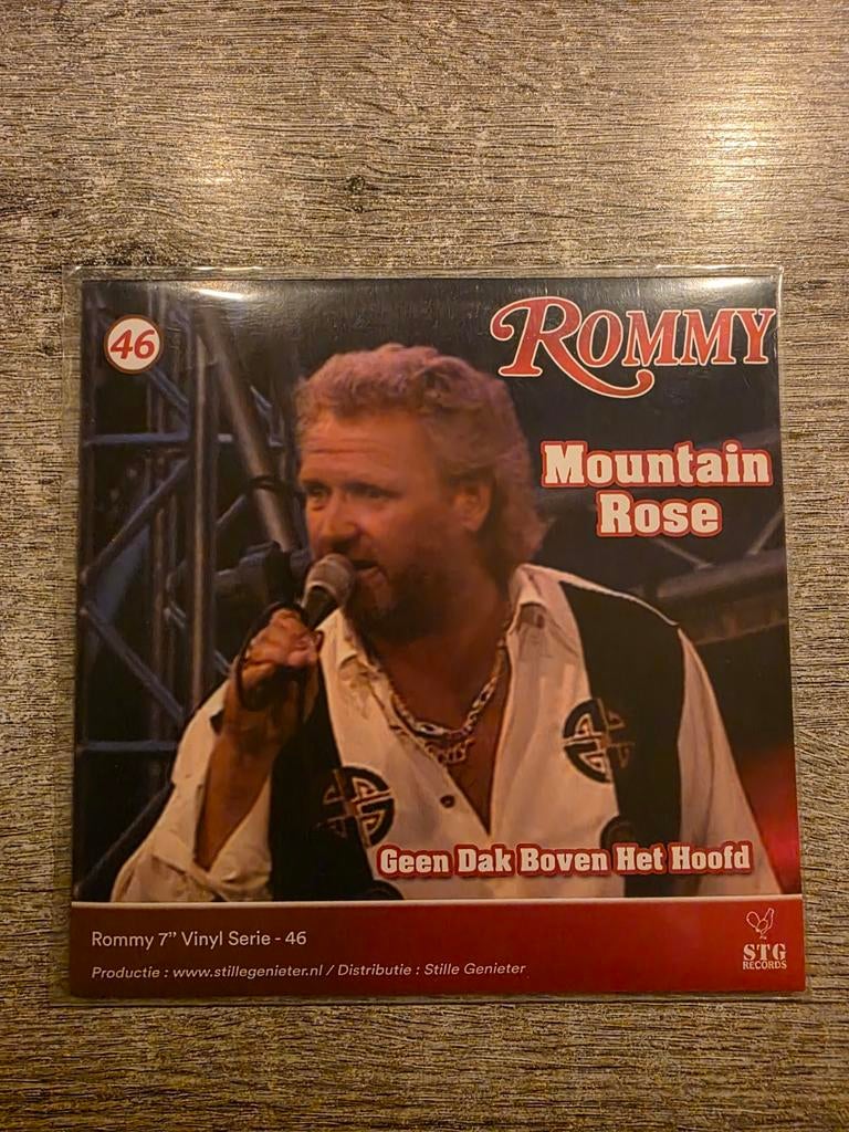 7″ – Rommy – Mountain Rose / Geen Dak Boven Het Ho – Deel 46, Cd's en Dvd's, Vinyl | Nederlandstalig, Ophalen of Verzenden, 7 inch