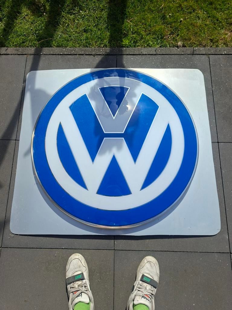 Originele vw dealerlichtreclame voorste paneel, Ophalen