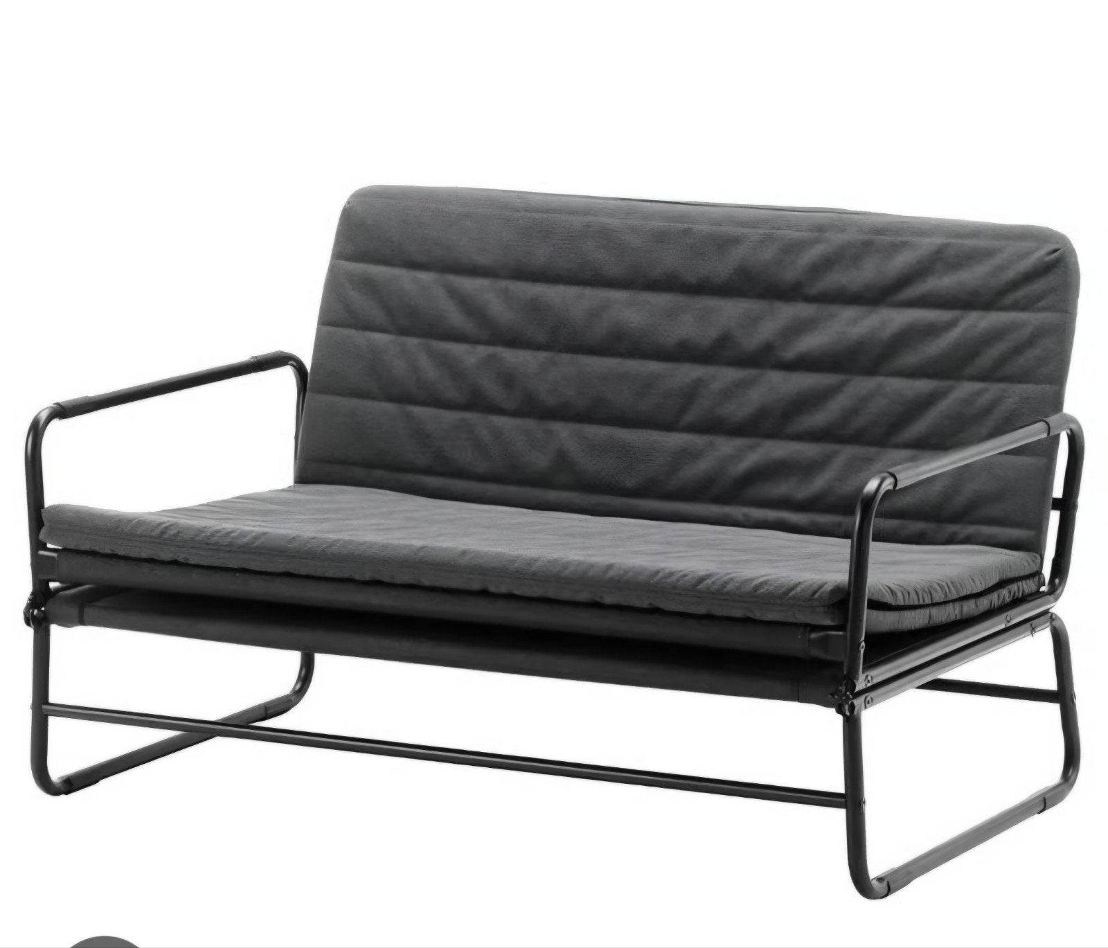 IKEA slaapbank, Ophalen, Tweepersoons, Zwart, 140 cm