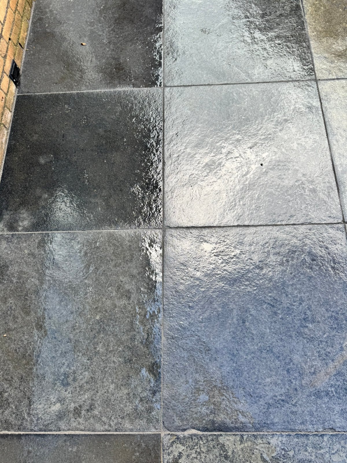 Chinese hardsteen tegels 80x80x3/4, Ophalen, Gebruikt, Natuursteen, 10 m² of meer