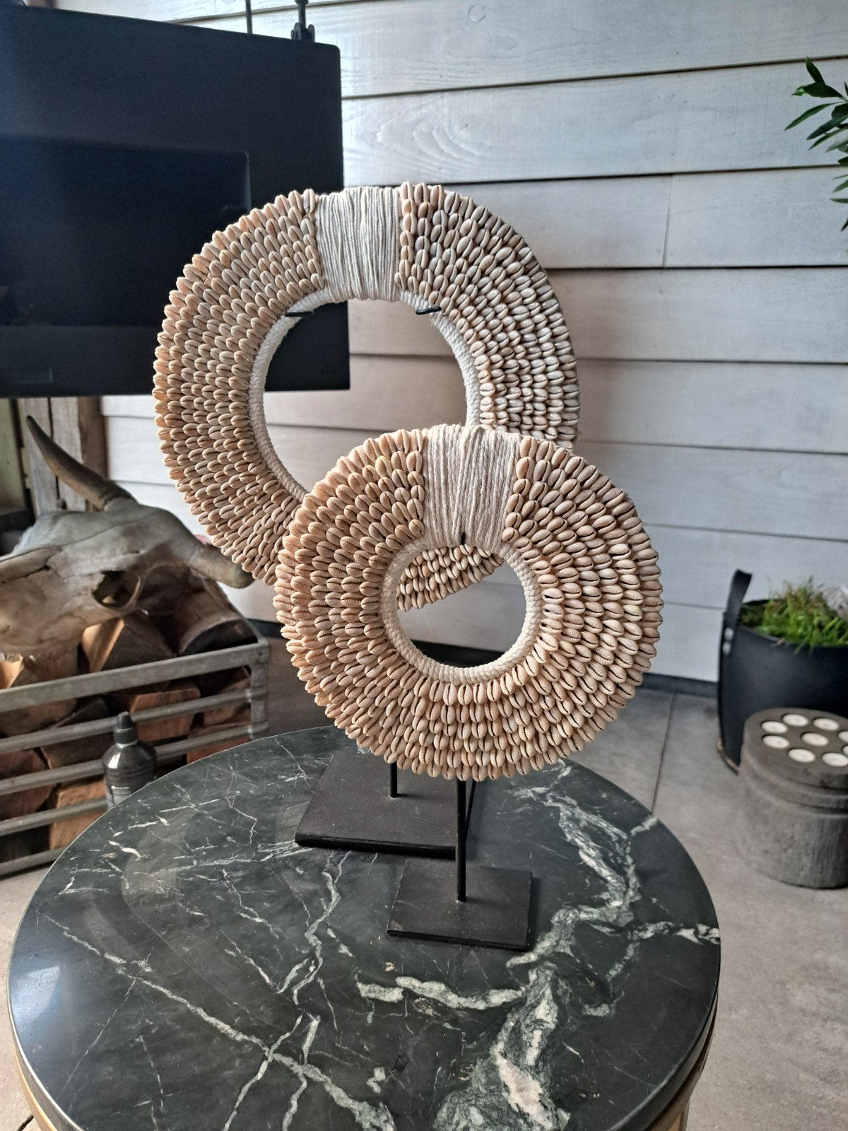 Schelpenketting Bali - Woondecoratie, Ophalen of Verzenden, Zo goed als nieuw