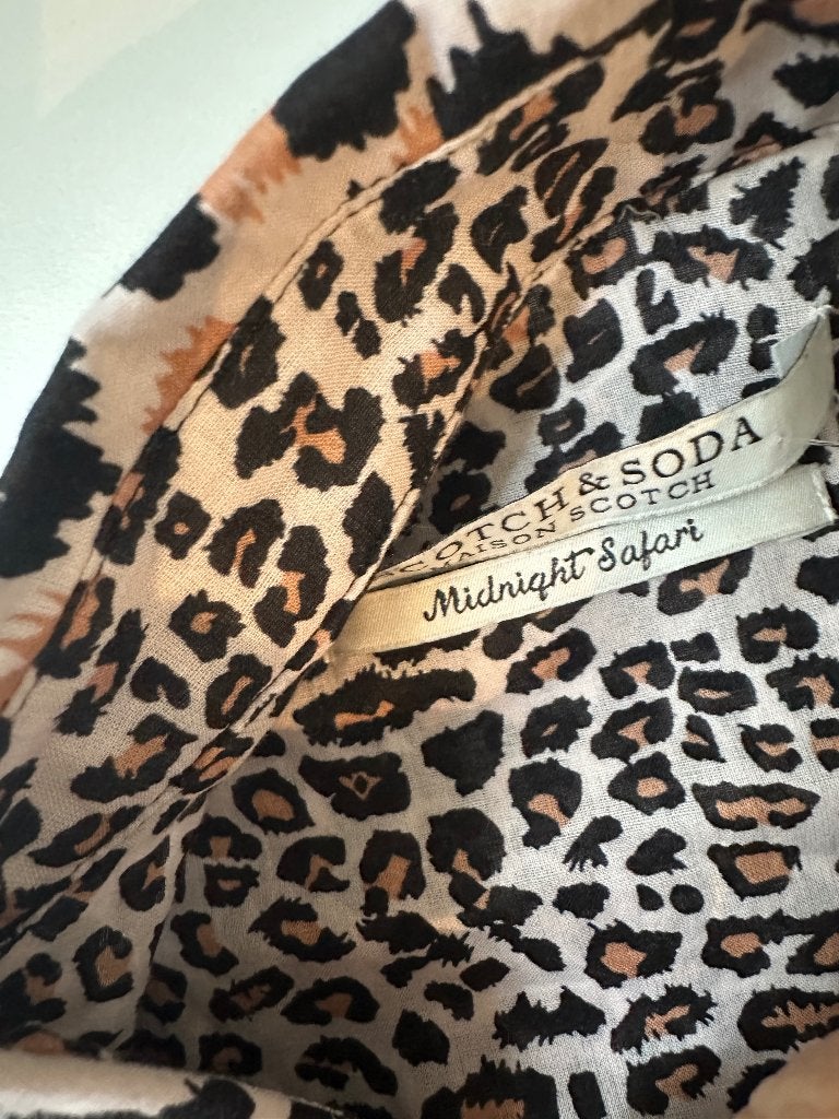 Scotch & Soda blouse M, Bruin, Verzenden, Zo goed als nieuw