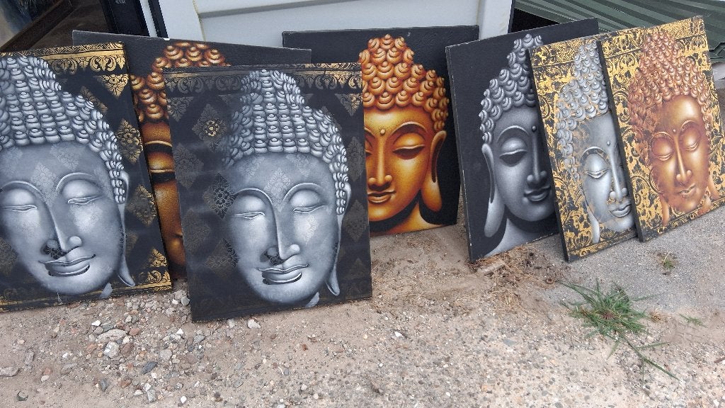schilderij 'boeddha', Huis en Inrichting, Woonaccessoires | Schilderijen, Tekeningen en Foto's, Ophalen, Schilderij