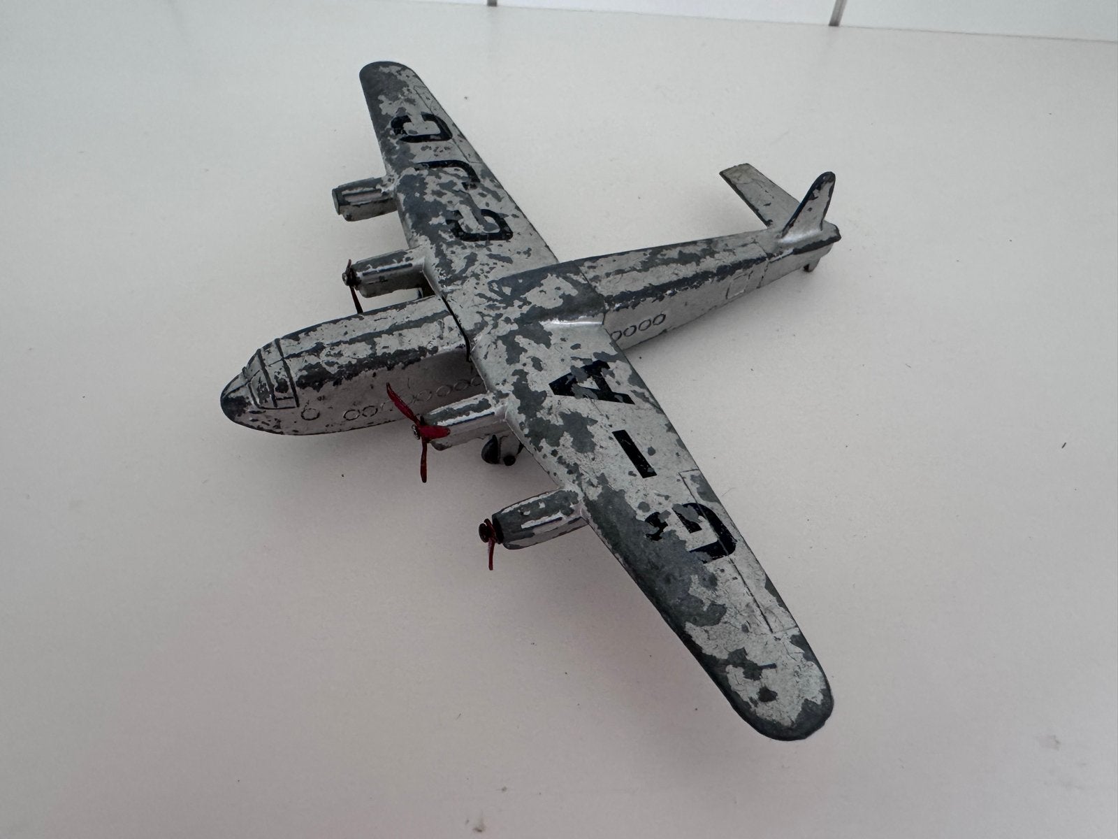 Vintage Dinky Toys York Vliegtuig - G-AGJA 7000, Ophalen of Verzenden, Gebruikt