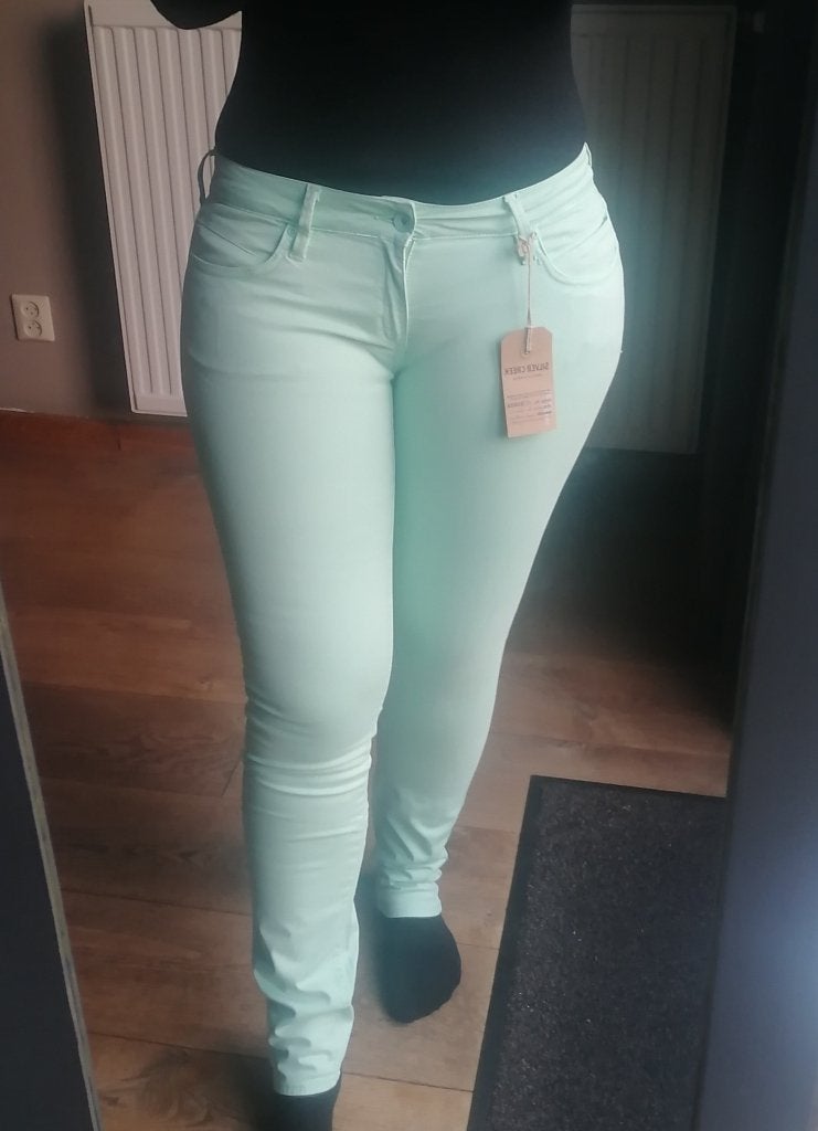 Broek Mint Groen Silver Creek 31-32 Aangehecht Kaartje, Maat 38/40 (M), Verzenden, Vero Moda, Nieuw