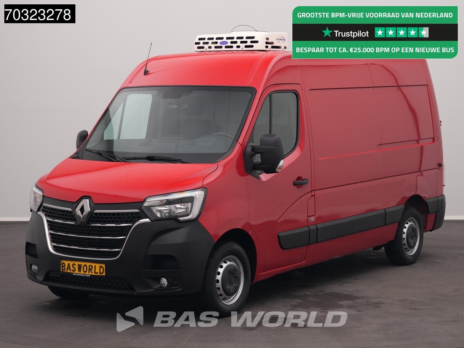 Renault Master 135PK Koelwagen L2H2 Carrier Citimax 400 LED, Gebruikt, Euro 6, 4 cilinders, Renault