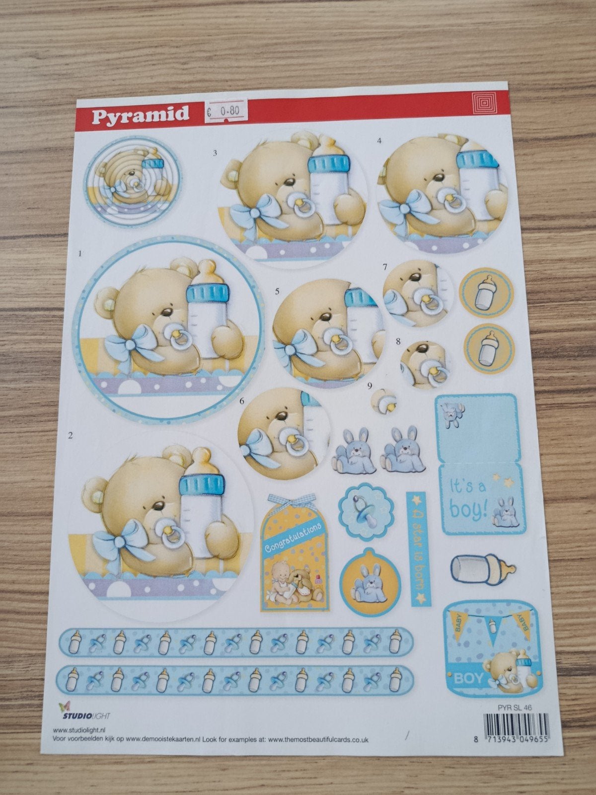 Pyramide baby Knipvellen,, Ophalen of Verzenden, Nieuw, Kind, Knipvel