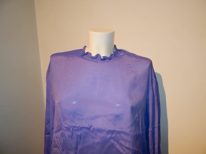 Baum und Pferdgarten satijn achtige blouse top paars M, Maat 38/40 (M), Verzenden, Paars, Baum und Pferdgarten