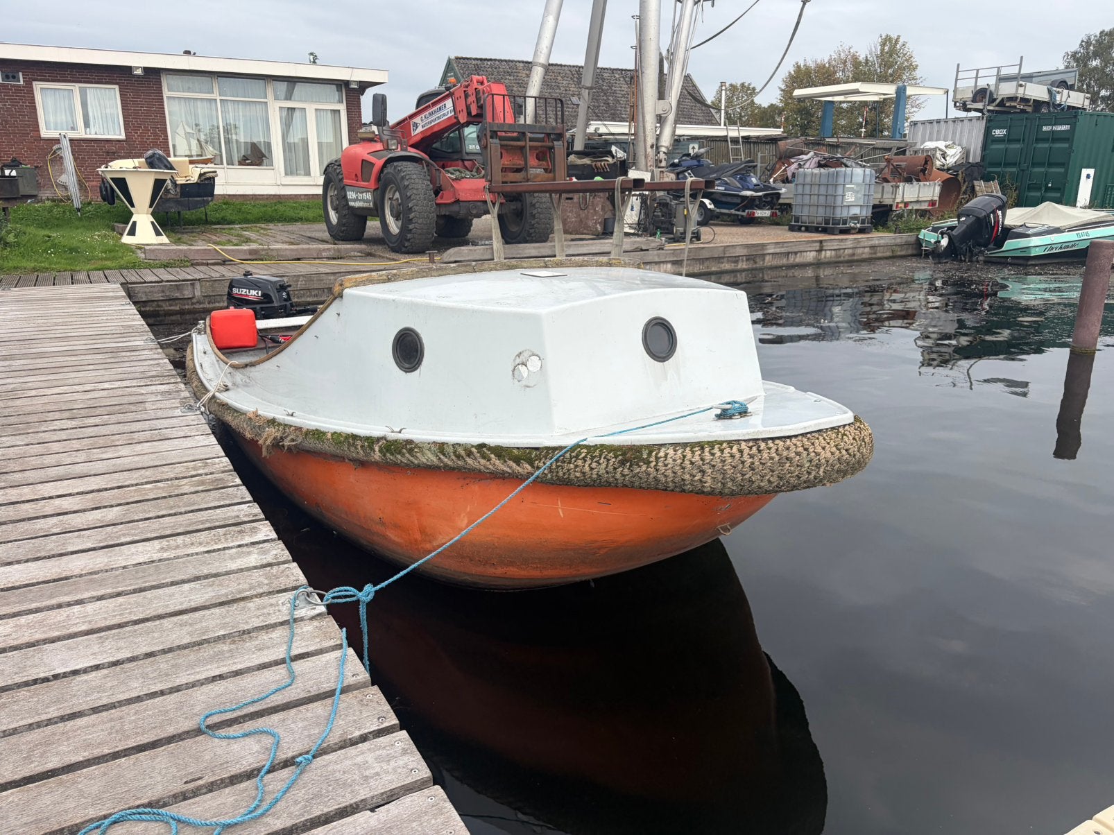 Reddingsloep visbootje 4pk suzuki 2019, Ophalen, Overige merken, Gebruikt, Tot 10 pk