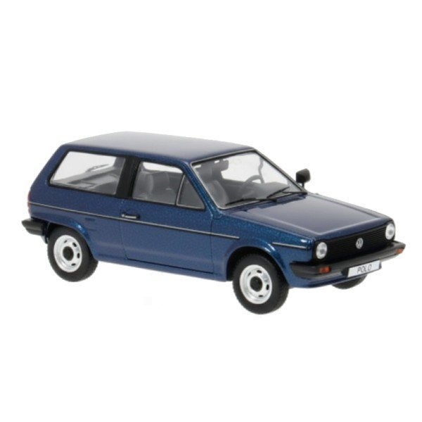 Volkswagen Polo II 1981 Blauw Schaal 1/43 Ixo Models, Overige merken, Ixo Models, Auto, Ixo Models