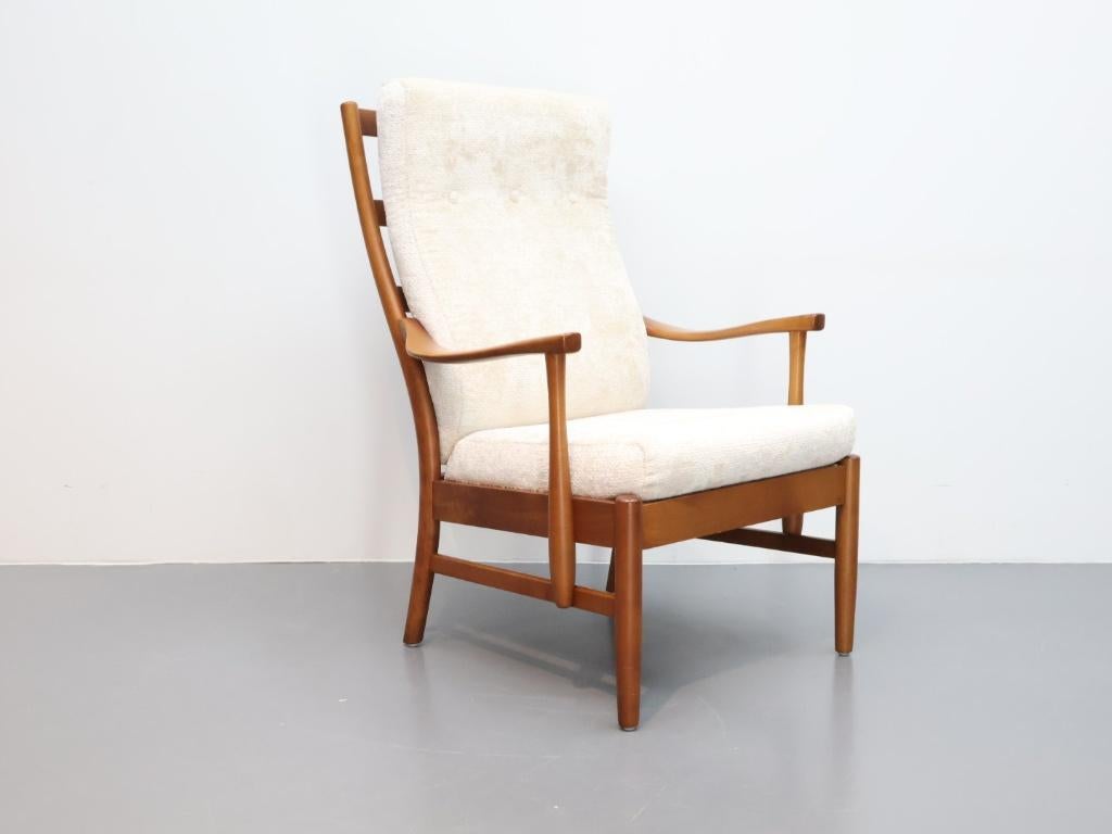 Vintage fauteuil | Farstrup | Nieuwe bekleding, Huis en Inrichting, Fauteuils, Ophalen, Vintage Deens design Fauteuil, ., Minder dan 75 cm