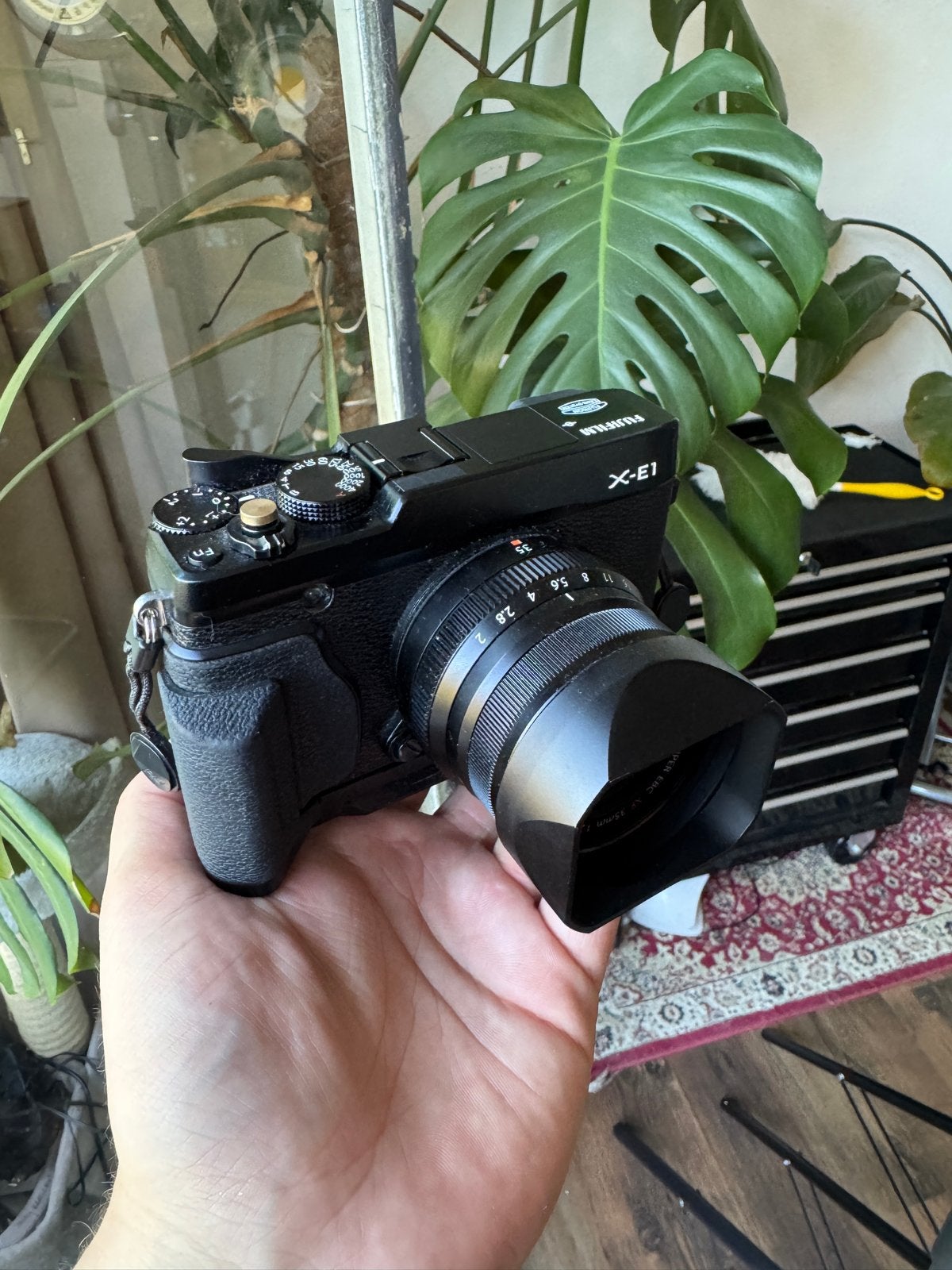 Fujifilm X-E1 + Fujifilm XF 35mm f/2 R WR, Ophalen, Compact, Fuji