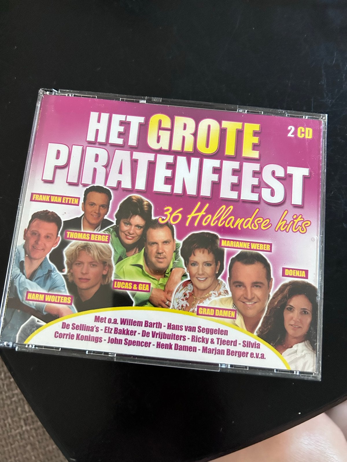 Het Grote Piratenfeest piraten 2 CD's met 36 Hollandse hits, Piraten en Zeemansliederen, Ophalen of Verzenden, Zo goed als nieuw