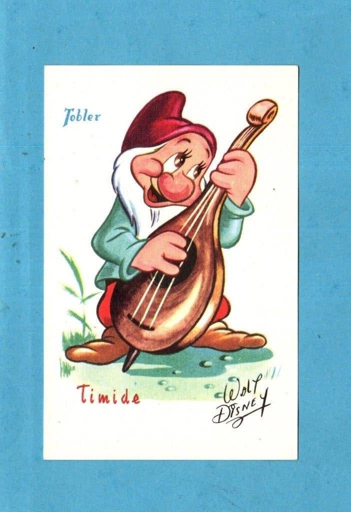Leuke oude Disneykaart met kabouter " Bloosje " - M876, Verzenden, 1920 tot 1940, Ongelopen, Overige thema's