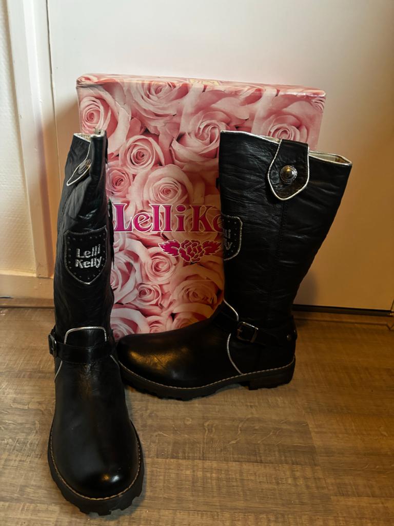 Nieuwe Lelli Kelly laarzen zwart maat 39, Ophalen of Verzenden, Nieuw, Zwart, Hoge laarzen