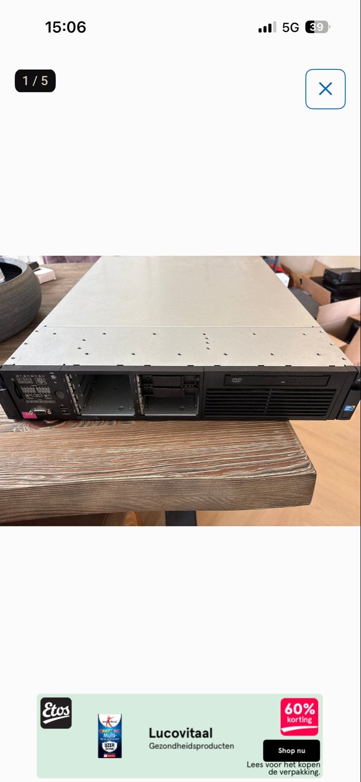 HP ProLiant DL380 G7 Server - 2x Xeon, 36GB RAM, Dual PSU, Computers en Software, Gebruikt, 2 tot 3 Ghz, 32 GB, Hot swappable onderdelen