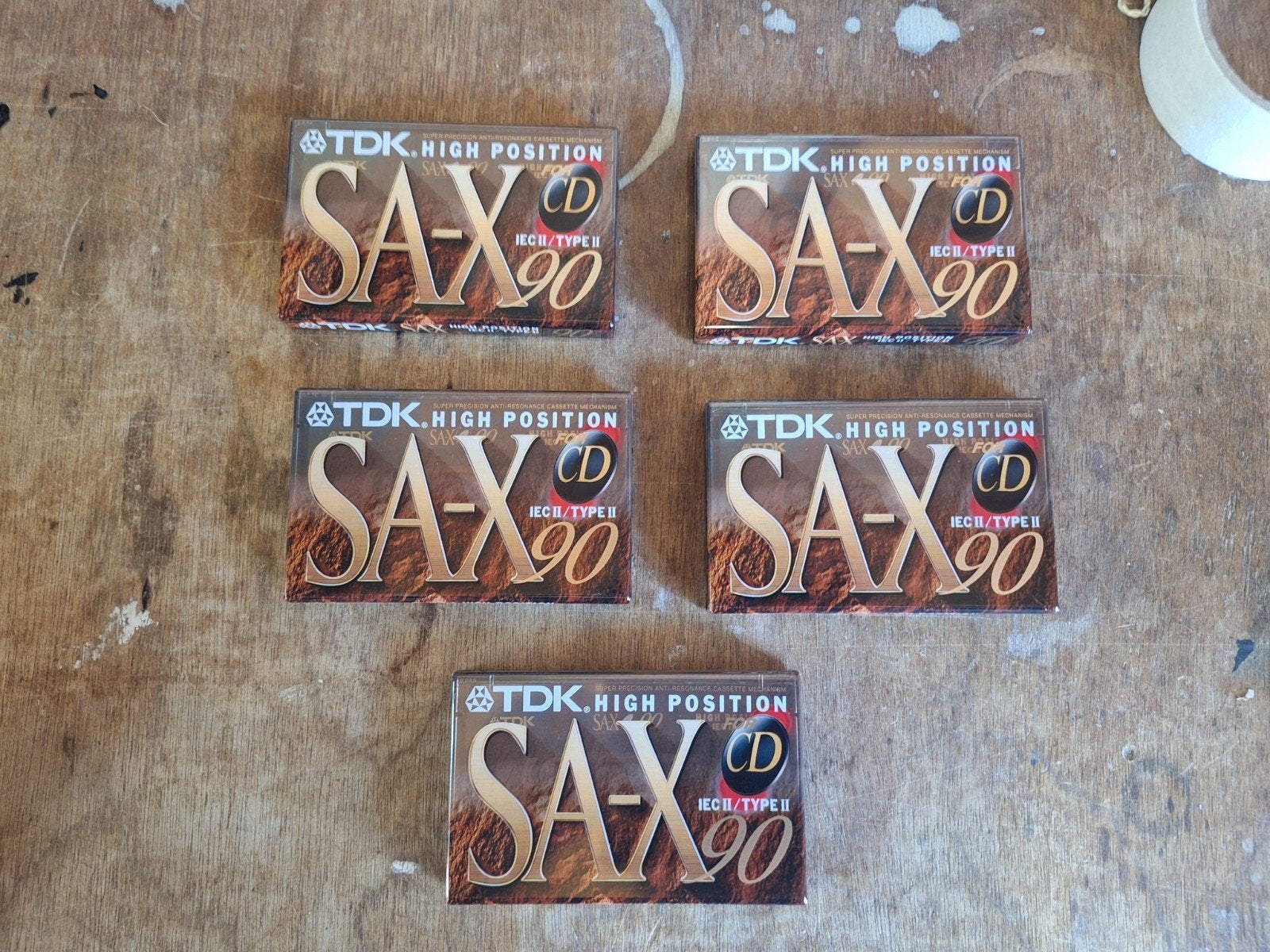 3x TDK SA-X 90 High Position Cassettebandjes (Nieuw), 2 t/m 25 bandjes, Overige genres, Ophalen of Verzenden, Nieuw in verpakking