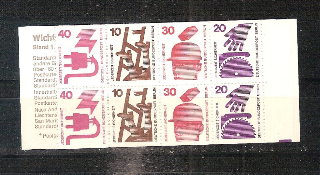 Berlin MH 9 C I postfris, Ophalen of Verzenden, BRD, Postfris