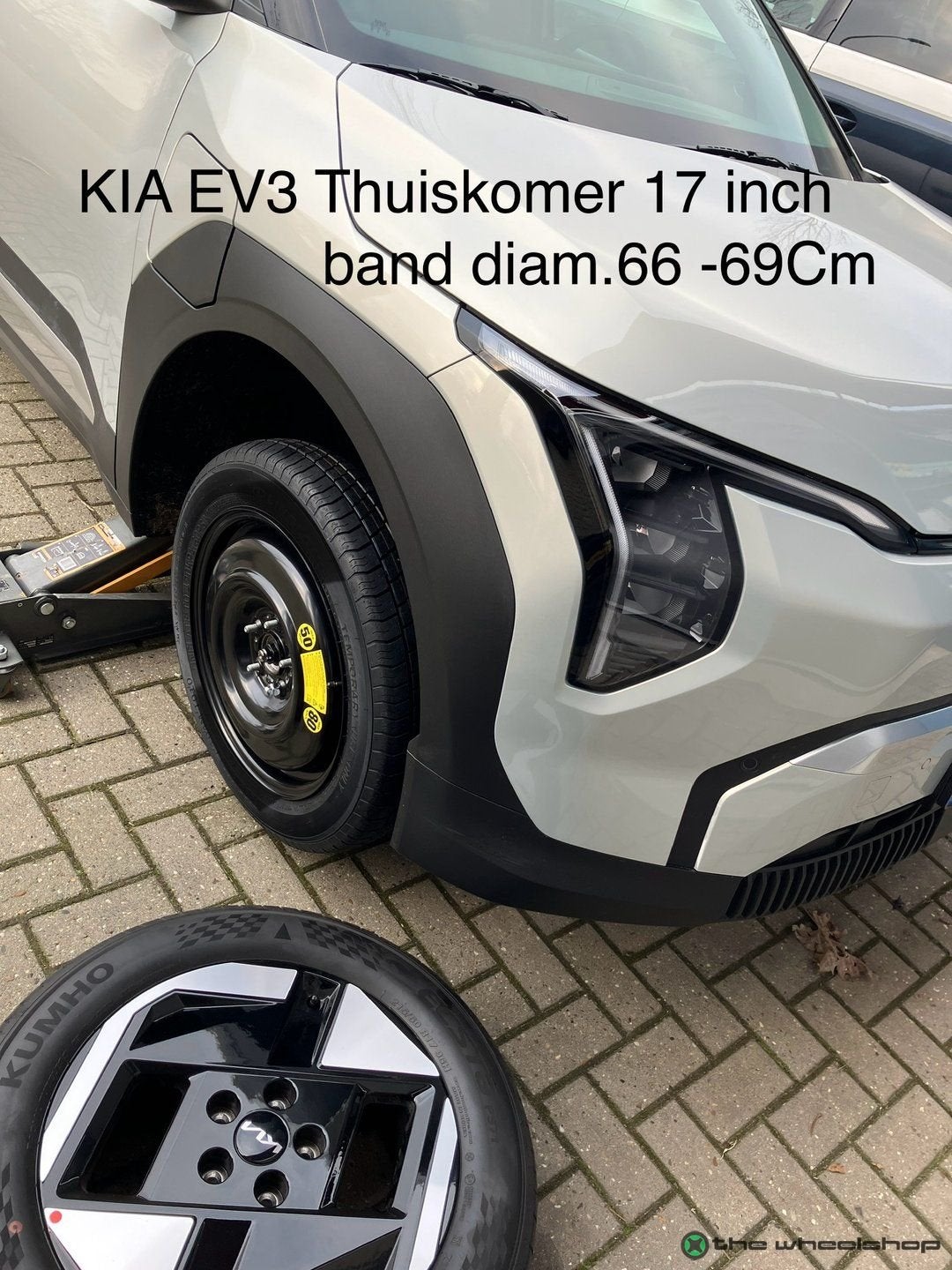 Reservewiel Thuiskomer KIA Niro Hyundai Kona Mazda 6 CX3  17, Gebruikt, -, Banden en Velgen, Ophalen of Verzenden
