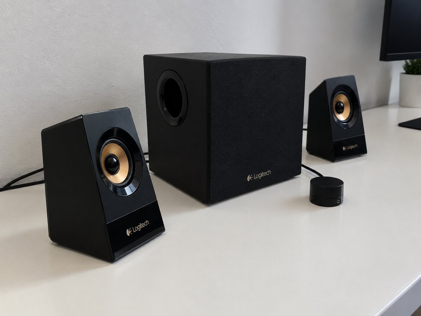 Logitech Z533 2.1 Speakerset met Subwoofer Zo Goed Als Nieuw, Ophalen, Zo goed als nieuw