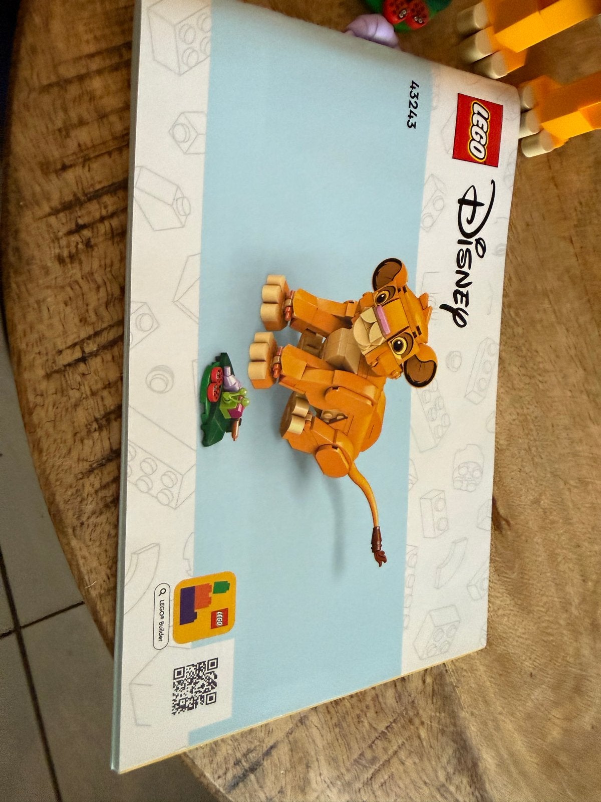 LEGO Disney De Leeuwenkoning Simba 43243 - Zo goed als nieuw, Ophalen, Lego, Zo goed als nieuw, Compleet