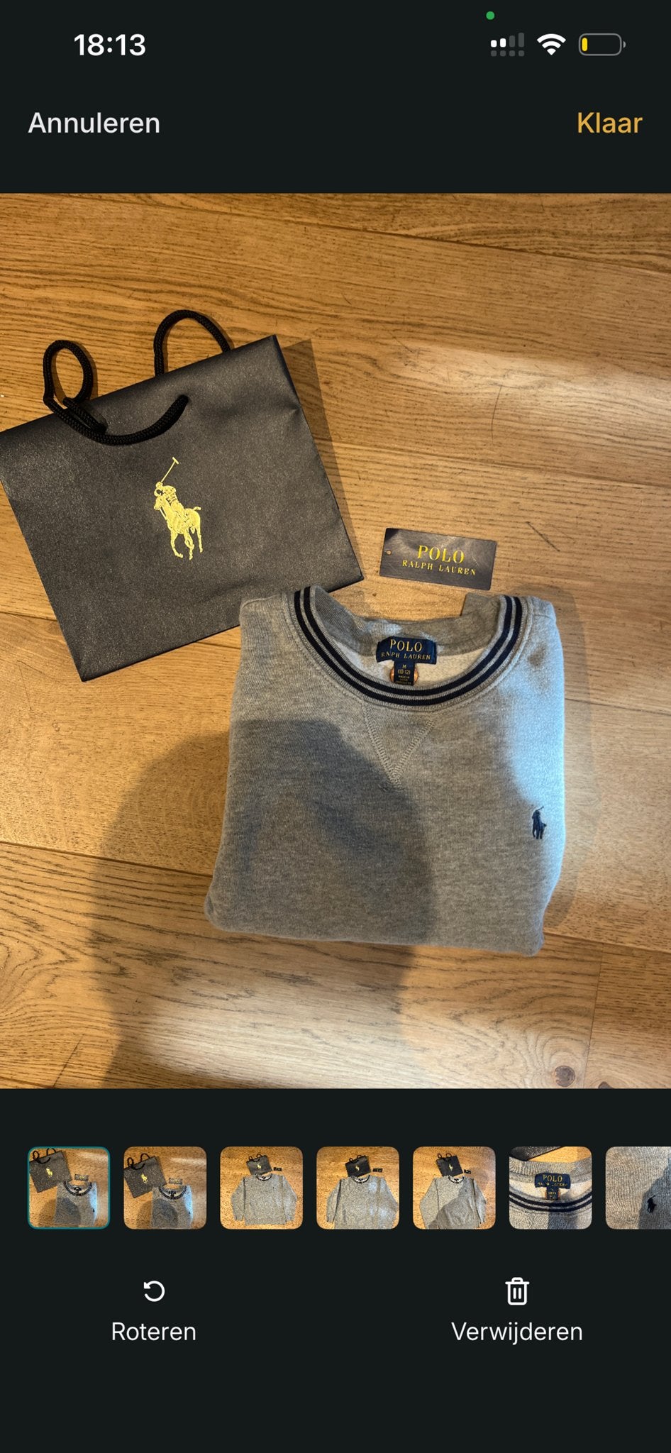 Polo Ralph Lauren sweater maat M (10-12 jaar), Ophalen of Verzenden, Nieuw, Jongen of Meisje