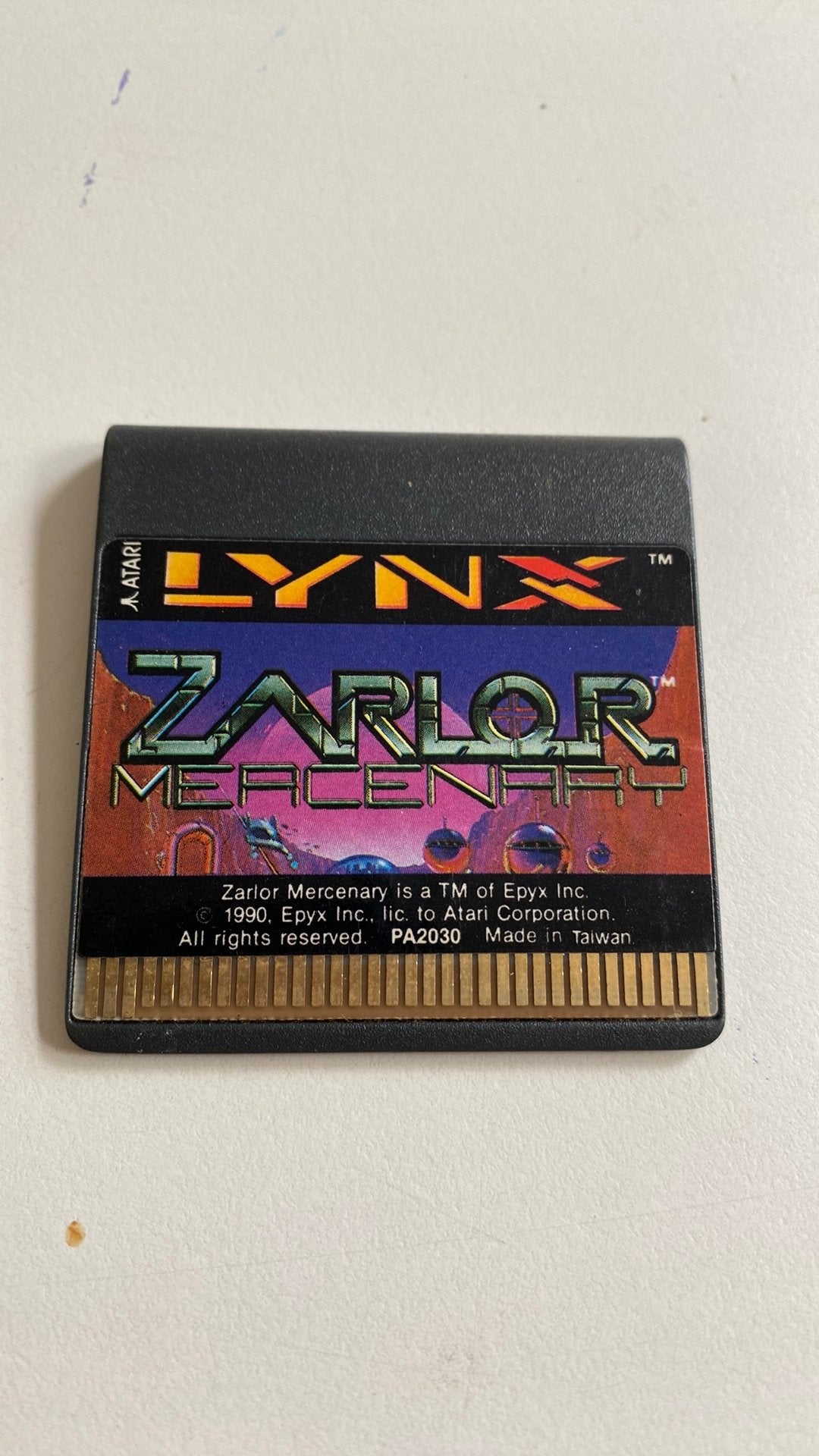 Vintage atari lynx spel zarlor, mercenary, Atari Lynx, 1 speler, Ophalen of Verzenden, Zo goed als nieuw