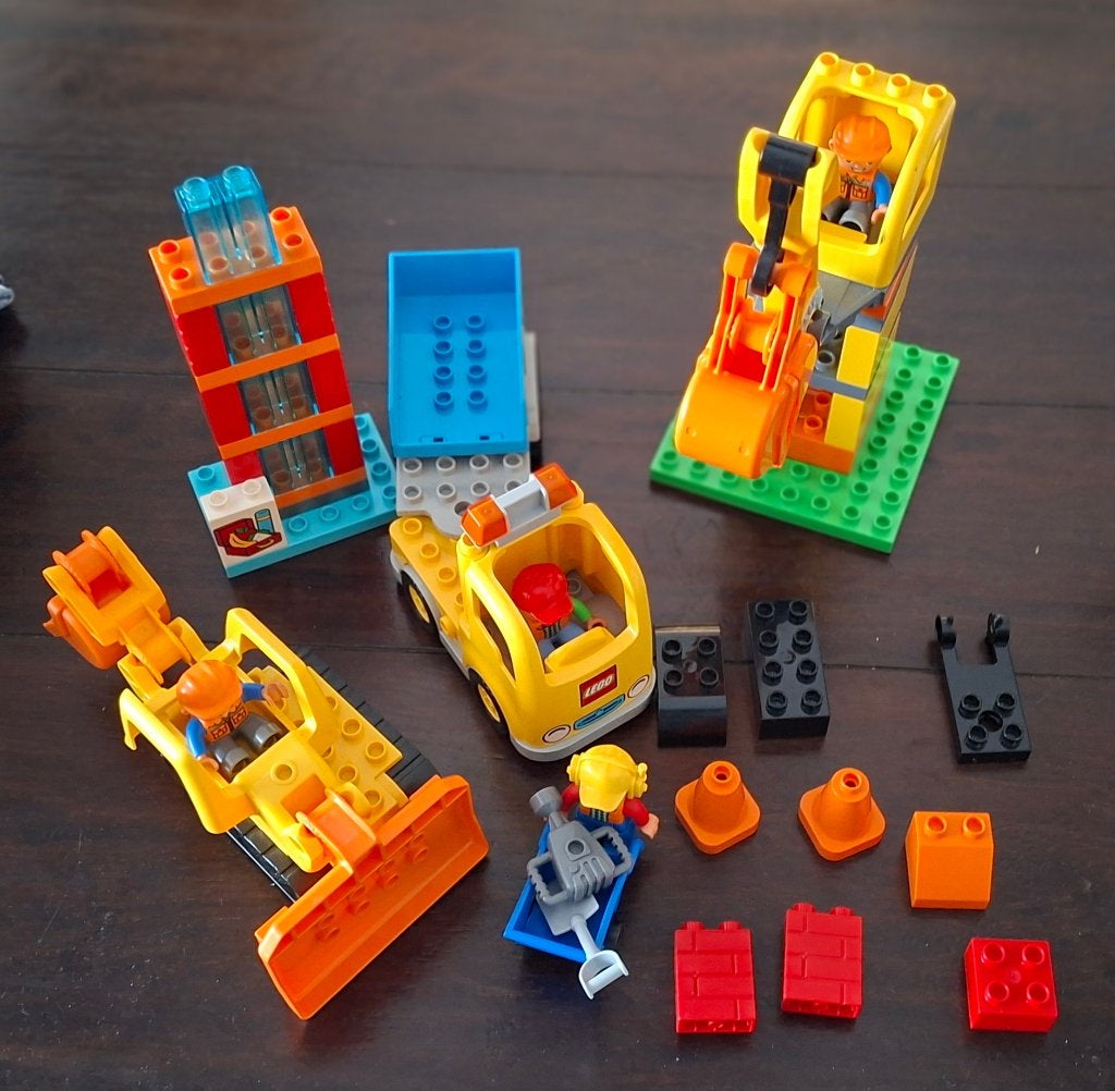 Duplo grote bouwplaats (10813), Ophalen of Verzenden, Zo goed als nieuw, Duplo