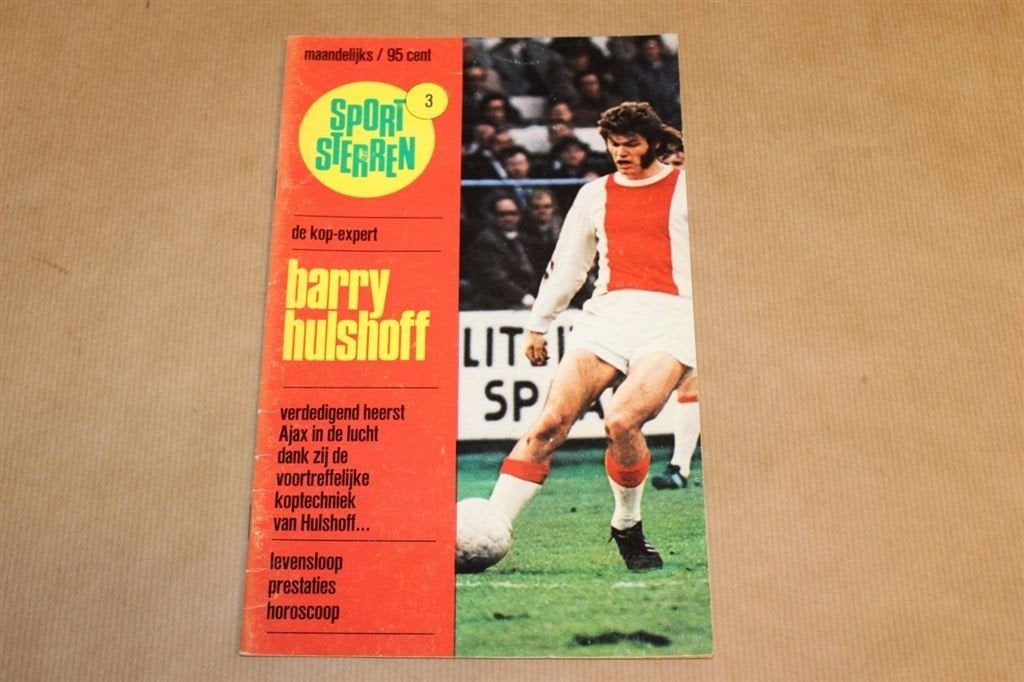 Sportsterren - Barry Hulshoff - Ca 1970, Ophalen of Verzenden, Zo goed als nieuw, Buitenlandse clubs, Poster, Plaatje of Sticker