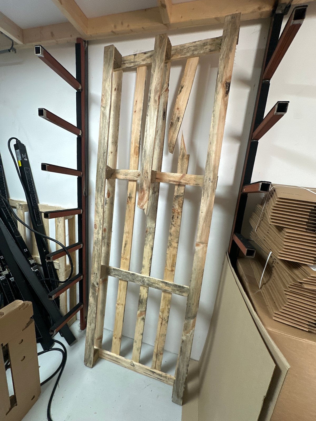Houten Pallets voor Hobby of Transport, Ophalen, Gebruikt, 25 tot 50 mm, Pallet