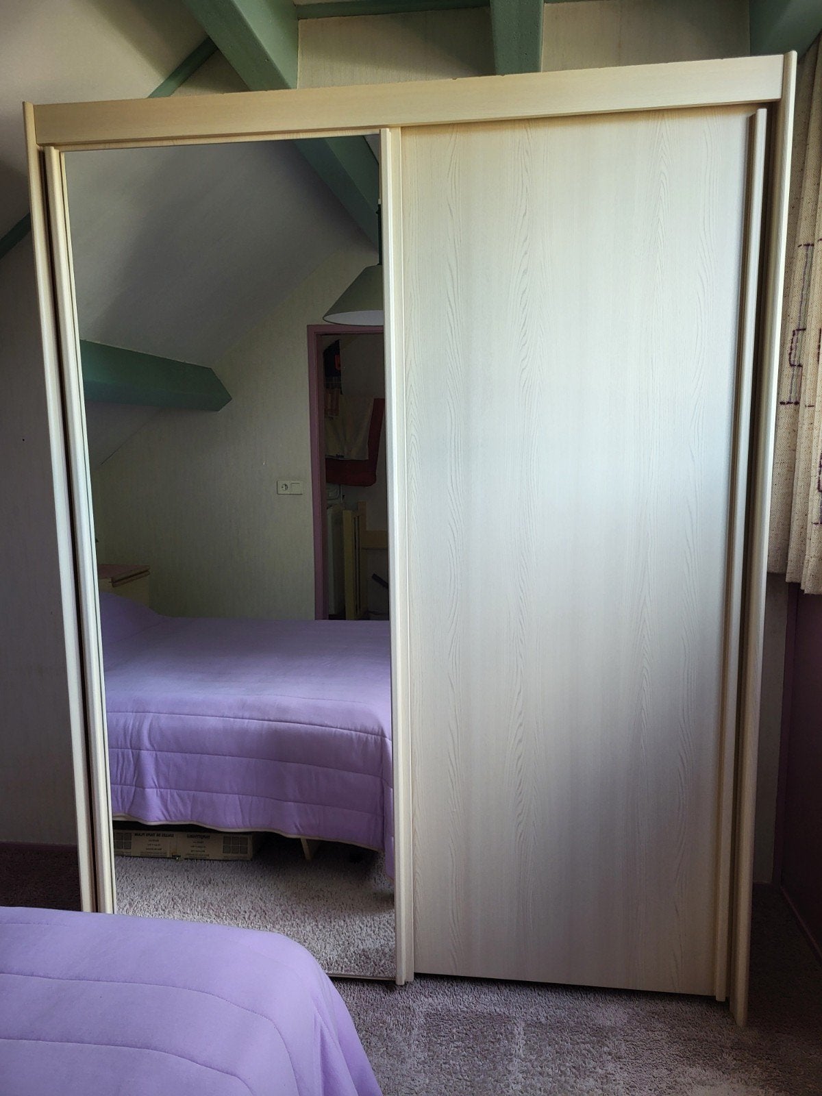 Complete Slaapkamer Set: Bed, Kledingkast, Nachtkastjes, Kap, Ophalen, Gebruikt, Tweepersoons