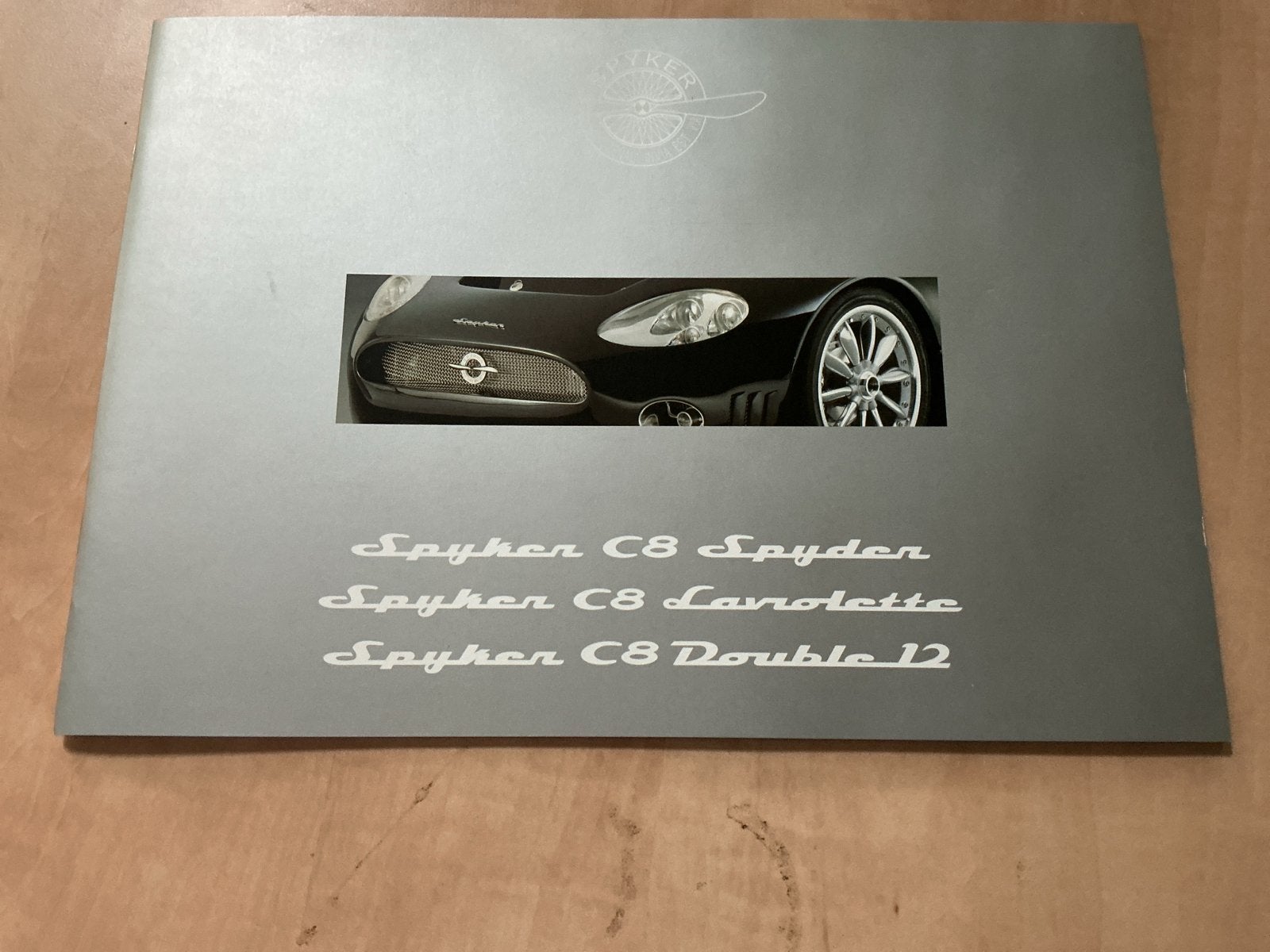 Spyker C8 Spyder, Laviolette, Double 12 Brochure, Ophalen of Verzenden, Zo goed als nieuw, Overige merken