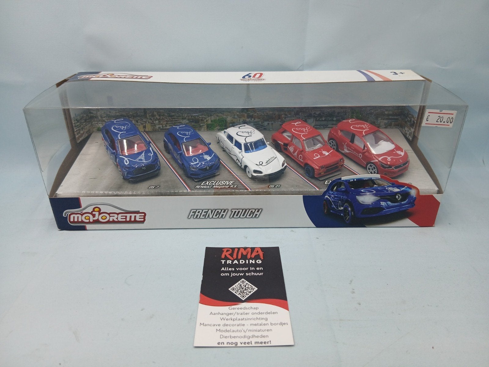 Majorette French Touch Set - 5 Diecast Auto's, Ophalen of Verzenden, Nieuw
