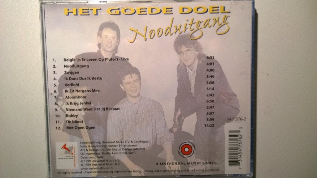 Het Goede Doel - Nooduitgang, Ophalen of Verzenden, Zo goed als nieuw, Pop, Album