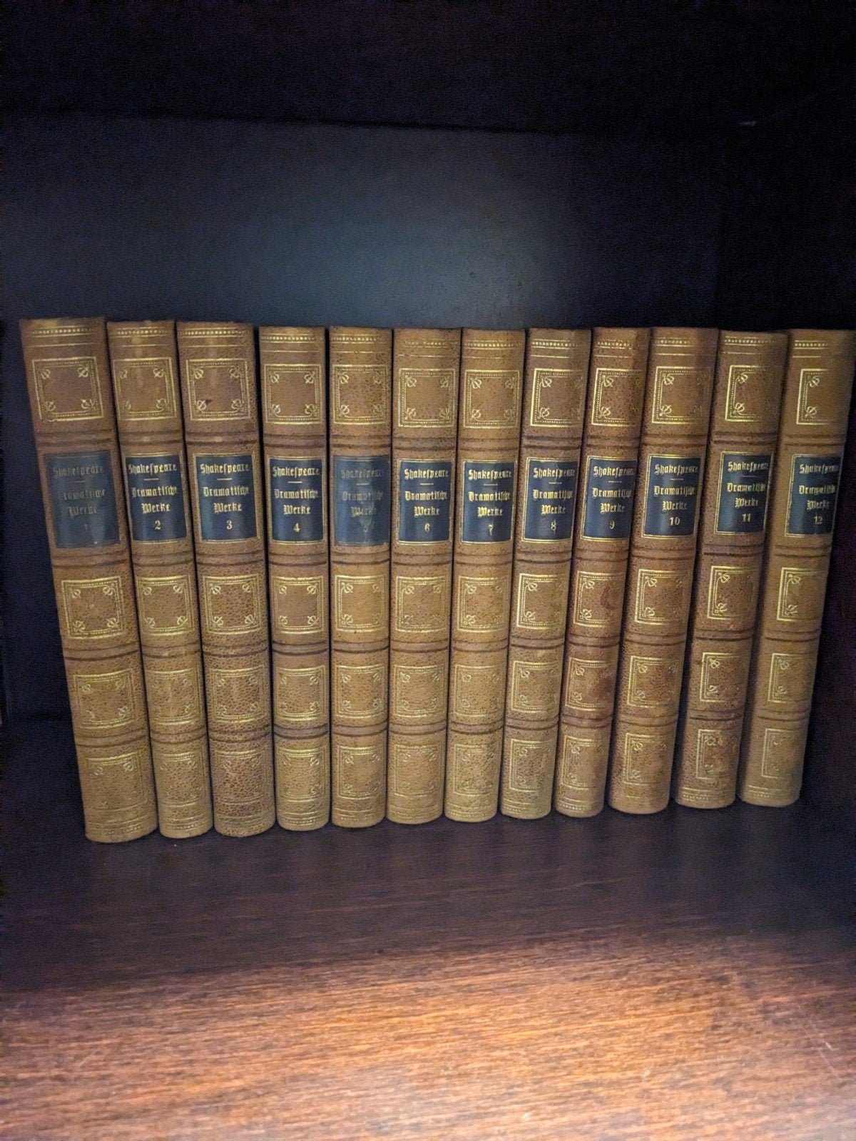 Antieke Shakespeare boeken collectie in het Duits, Antiek en Kunst, Ophalen