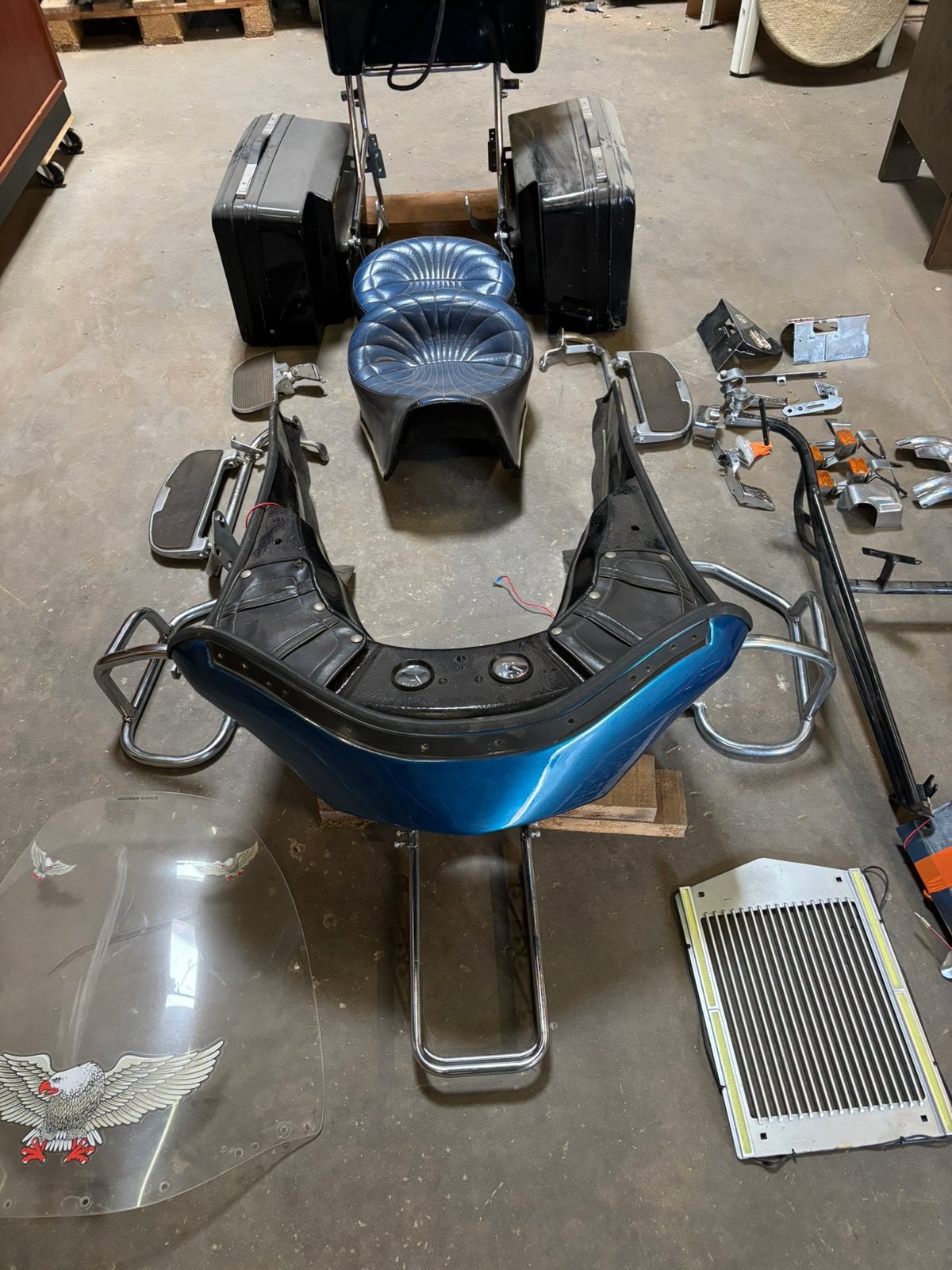 Honda gl 1000 1978  uitbouw, Ophalen, Gebruikt
