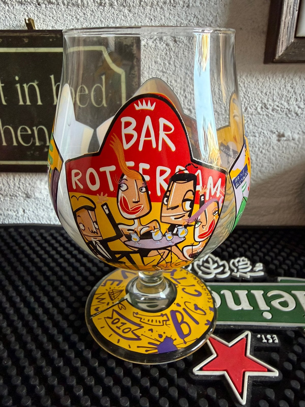 Limited lipton ice tea glas ‘big city’’ rotterdam 010, Verzamelen, Ophalen, Zo goed als nieuw