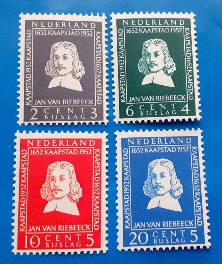 1952 - Van Riebeeck-zegels - NVPH 578-581, Verzenden