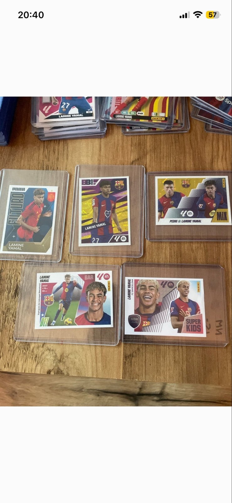 Lamine Yamal Voetbal Kaarten - Diverse Collectie, Verzamelen, Ophalen of Verzenden, Zo goed als nieuw, Buitenlandse clubs, Spelerskaart