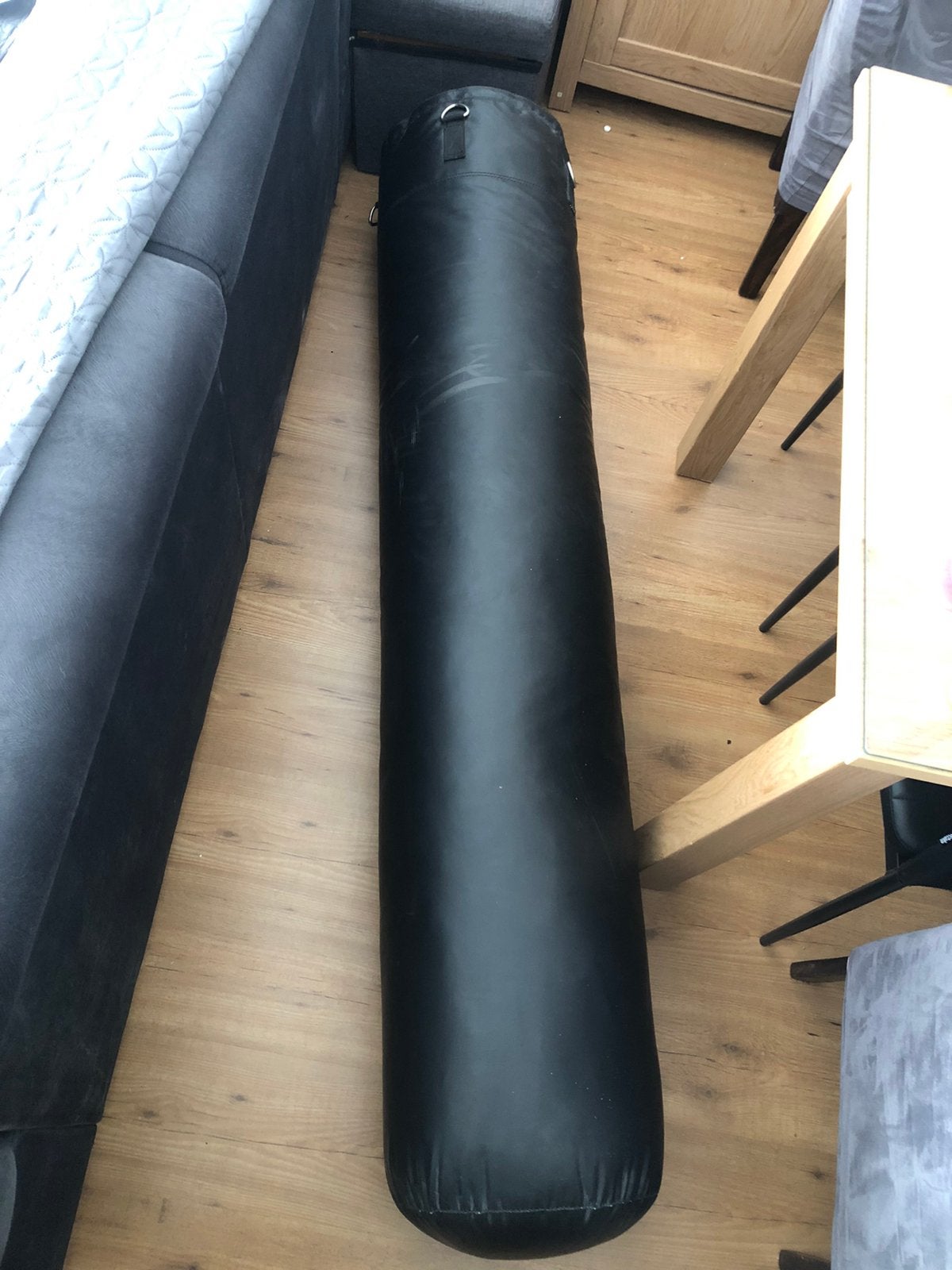 Boks zak  1 meter 80 zwart, Sport en Fitness, Ophalen, Zo goed als nieuw, Bokszak
