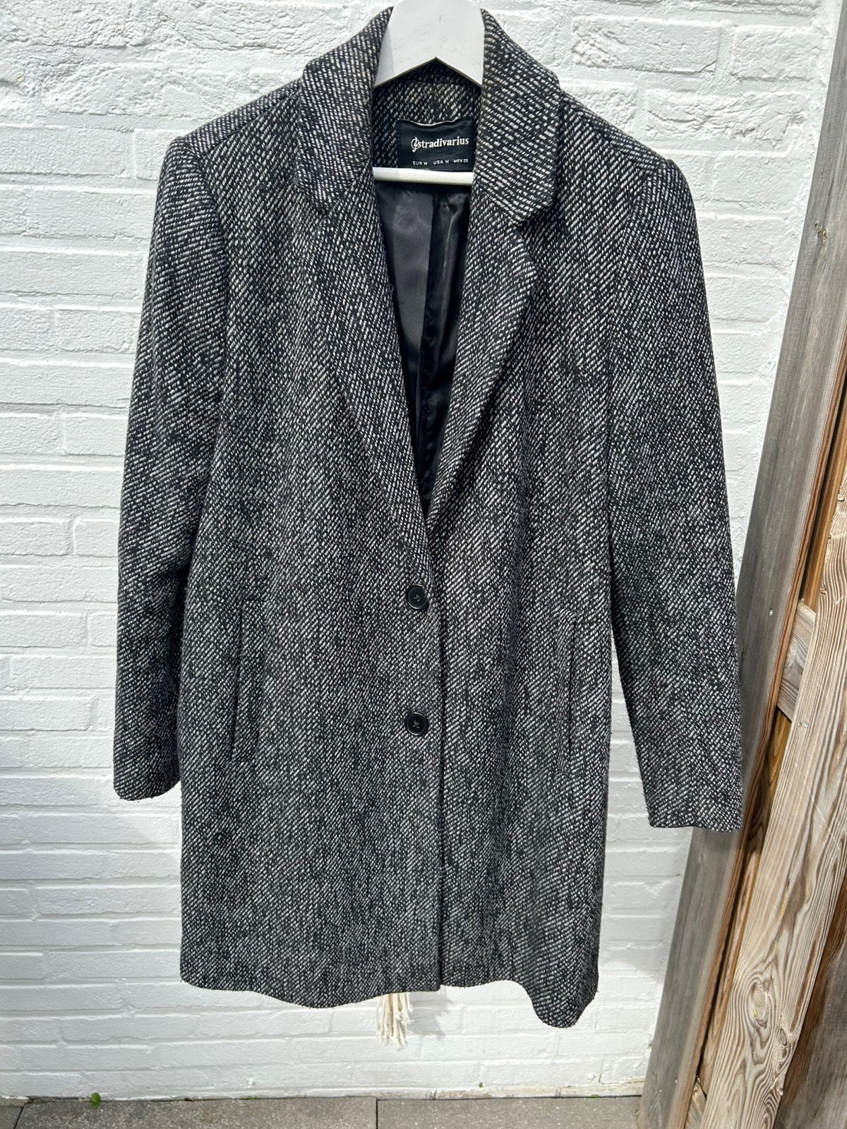 Winter mantel, Kleding | Dames, Ophalen of Verzenden, Gedragen, Maat 38/40 (M), Zwart