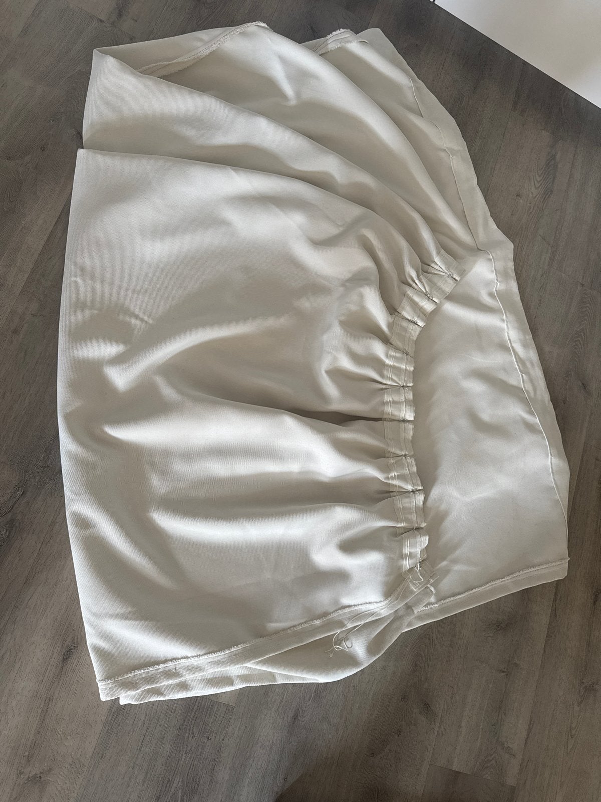 4x Witte Gordijnen - 160x180 cm - TEAB, Ophalen, Gebruikt, Wit, Gordijn