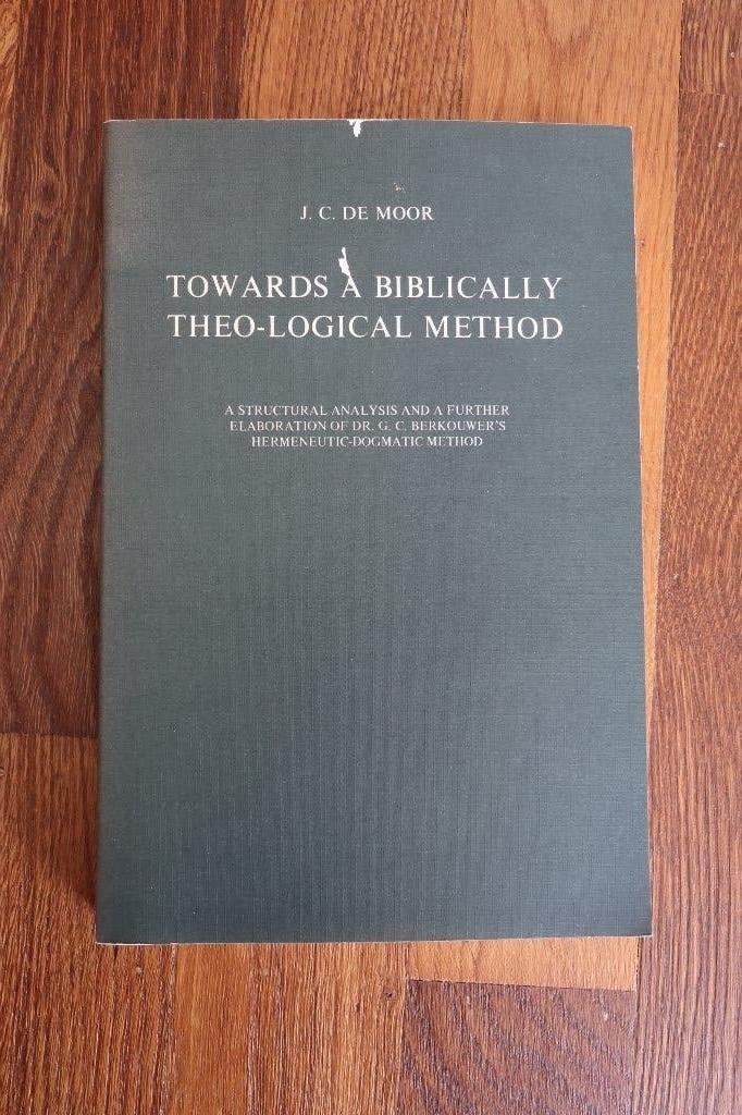 Towards a Biblically Theo-logical Method J.C. de Moor, Ophalen of Verzenden, Zo goed als nieuw, Christendom | Katholiek
