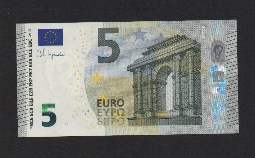 5 Euro Bankbiljet 2013 Slowakije UNC Biljet, Postzegels en Munten, Ophalen of Verzenden, Slowakije, 5 euro, Los biljet
